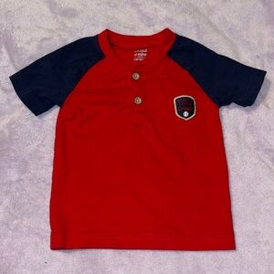 Child of Mine by Carter’s Red & Blue Daddy’s Little Champ T-Shirt Size 18 Months